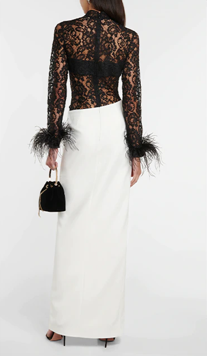 Black Ivory Crepe Formal Dress | Private Label Styles