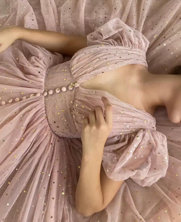 Midi Sparkle Ruffle Sleeve Bridesmaids Dress | Private Label Styles