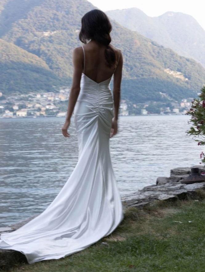 Silk Wedding Dress | Ivory Silk Dress | Private Label Styles