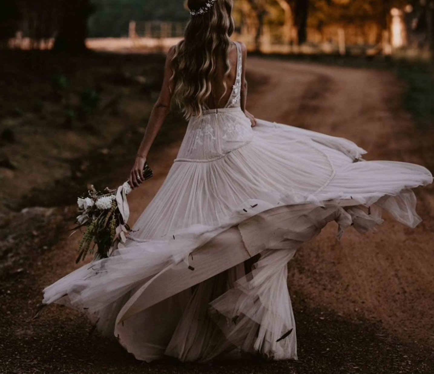 Champange Wedding Dress | White Wedding Dress | Private Label Styles