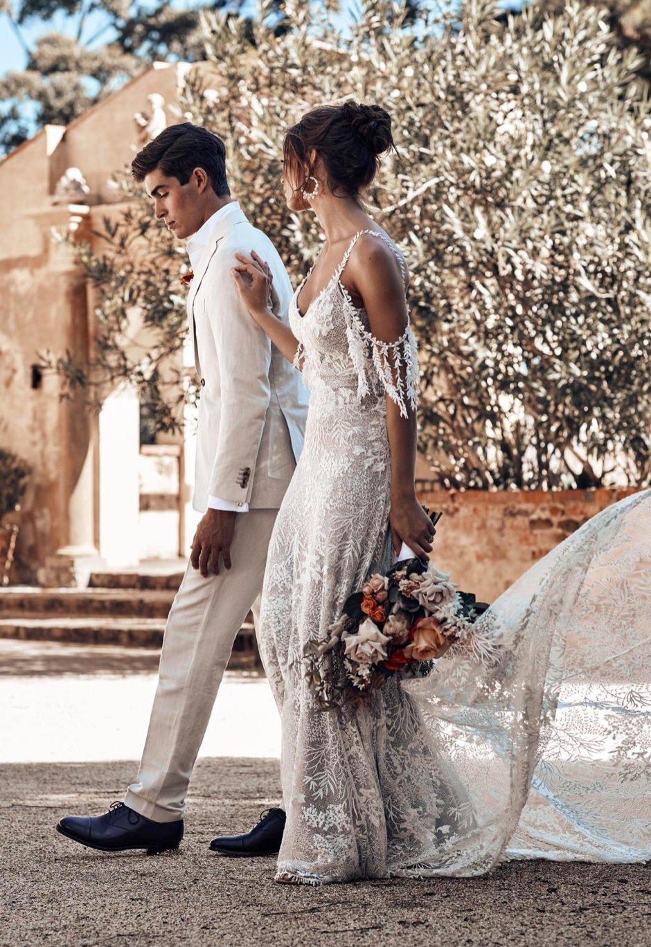 Boho Wedding Dress In white | Boho Wedding Dress | Private Label Style