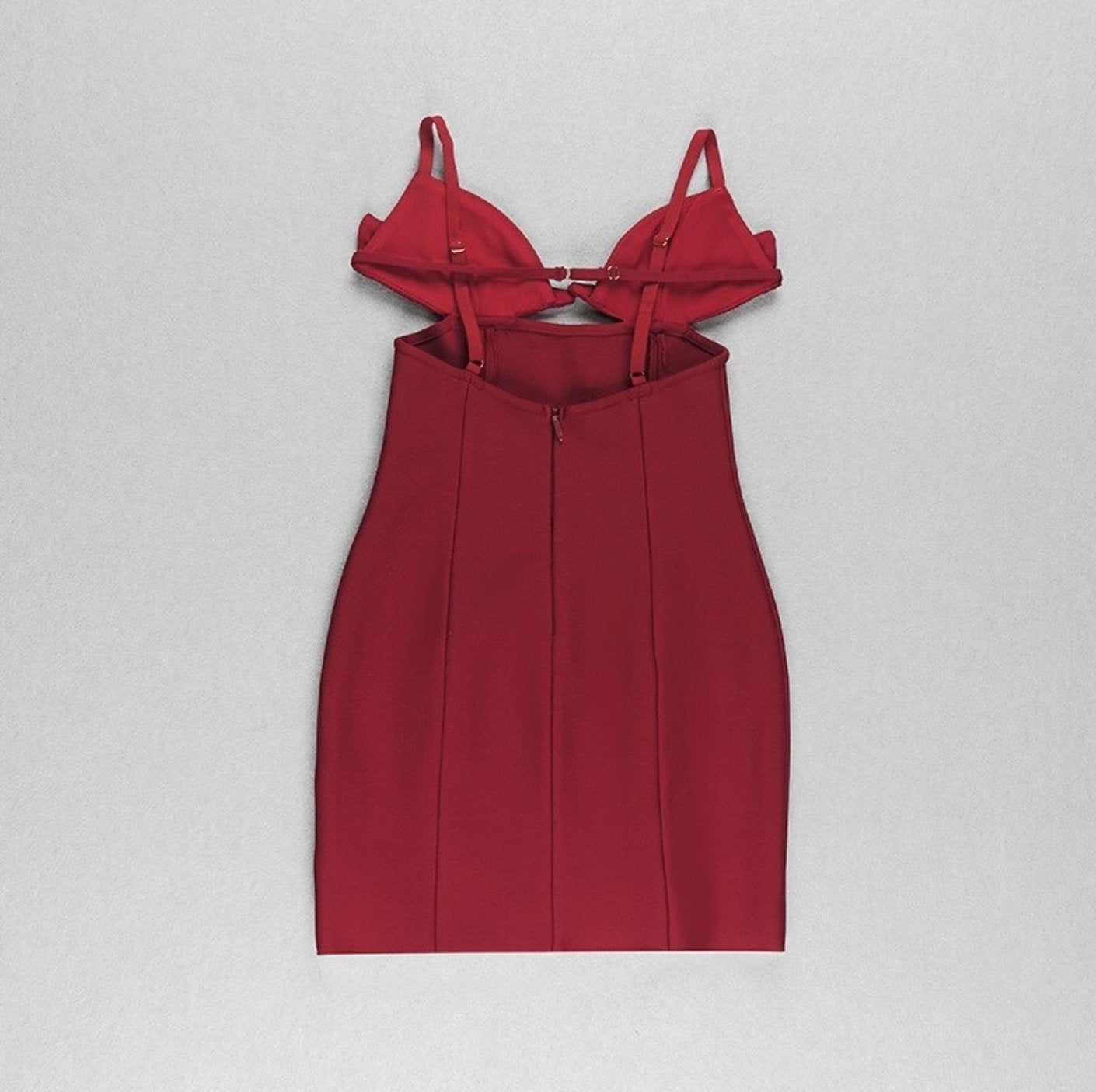 Mini Dress In Black & Red | Bandage Mini Dress | Private Label Styles