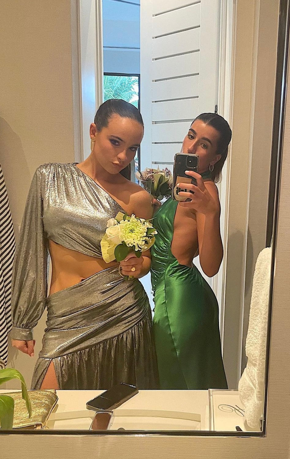 Metallic Silver Cutout Formal Dress | Private Label Styles