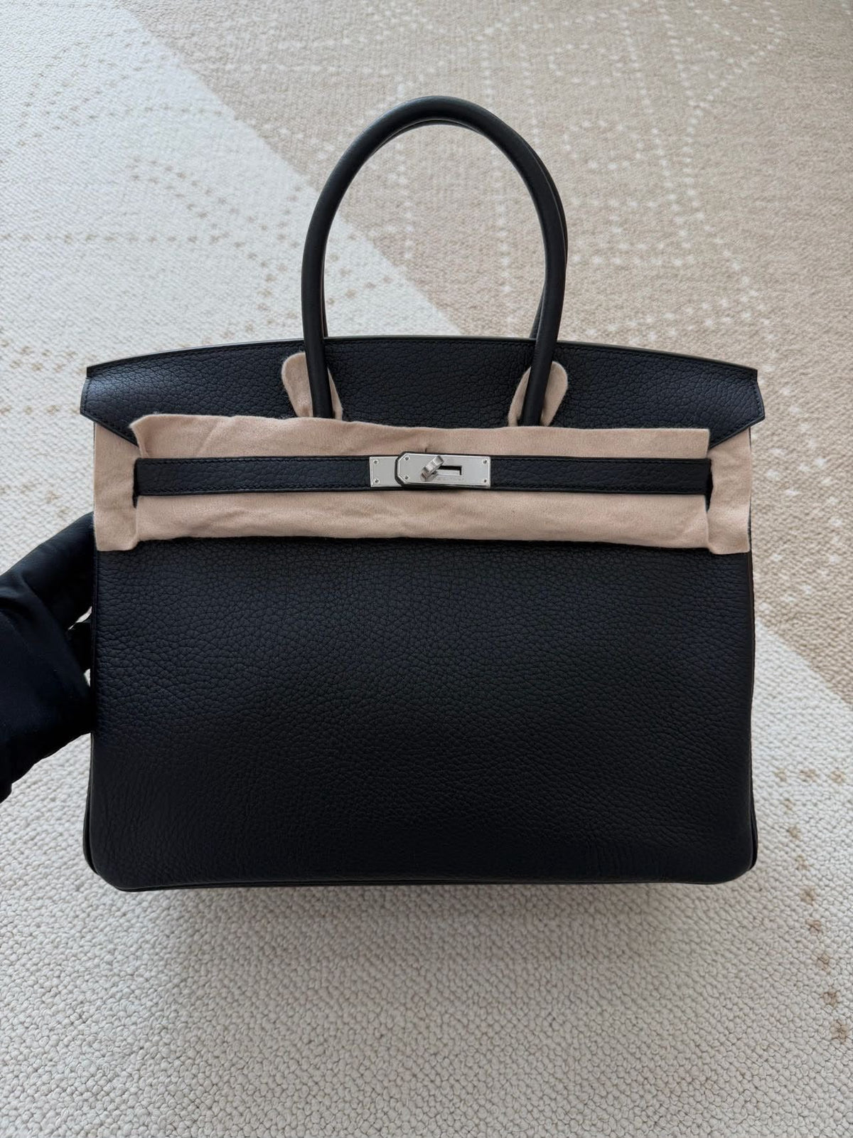 Birkin 35 Black PHW