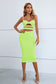 Cutout Spaghetti Strap Bodycon Dress | private Label Styles