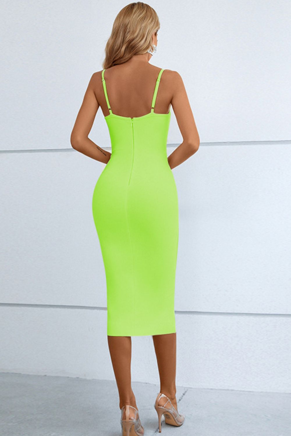 Cutout Spaghetti Strap Bodycon Dress | private Label Styles