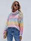 Rainbow Shoulder Sweater | Rib Knit Sweater | Private Label Styles