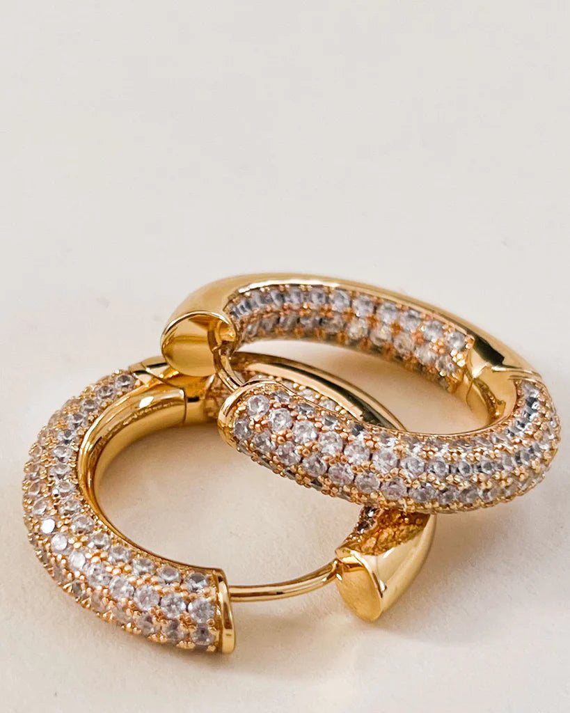 Reversible Amalfi Hoops Gold | Amalfi Ear Gold | Private Label Styles