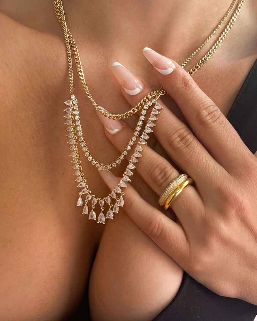 Shaker Statement Necklace | Layered Necklace | Private Label Styles