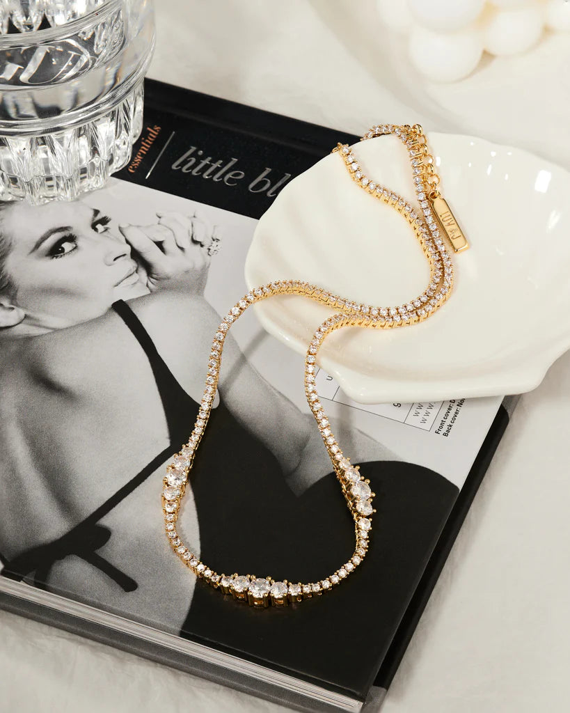 Tennis Necklace Women's | Ballier Necklace | Private Label Styles