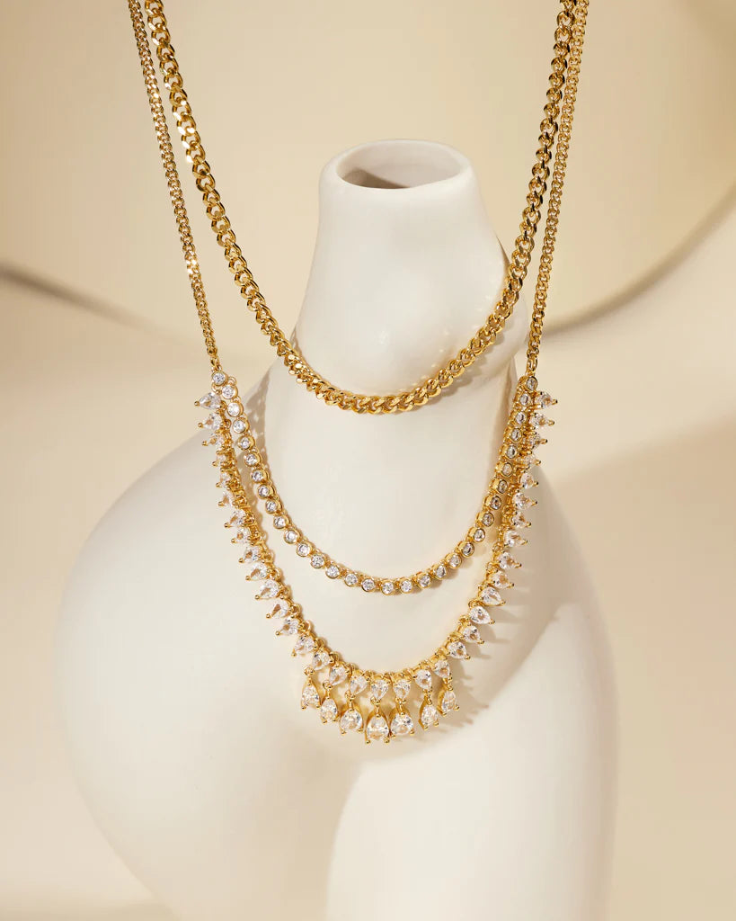 Shaker Statement Necklace | Layered Necklace | Private Label Styles