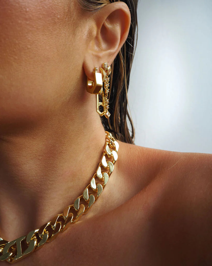 HEX BOLT HUGGIES- GOLD - PRIVATE LABEL STYLES