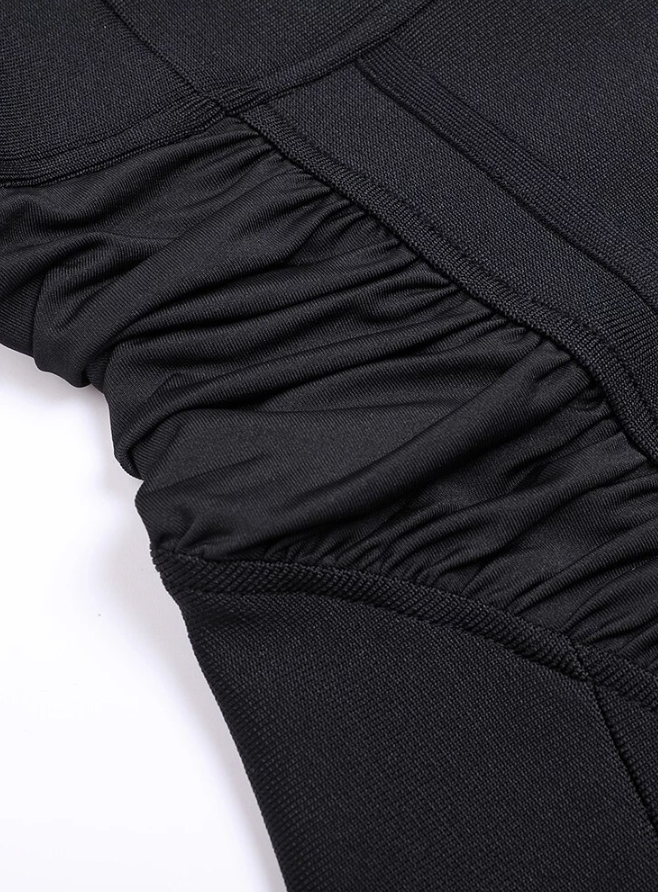 Sierra Black Bandage Midi | Midi Dress | Private Label Styles