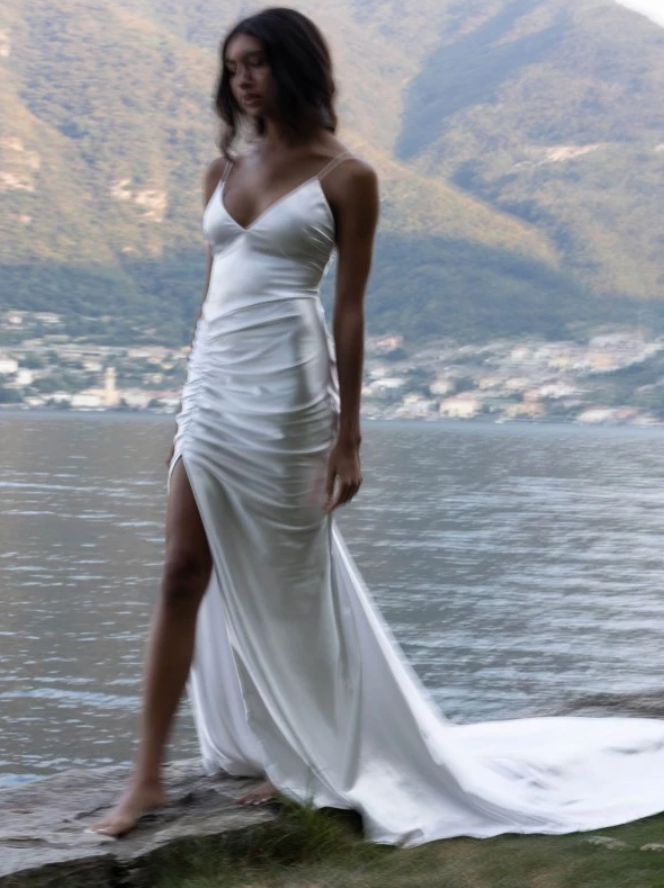 Silk Wedding Dress | Ivory Silk Dress | Private Label Styles