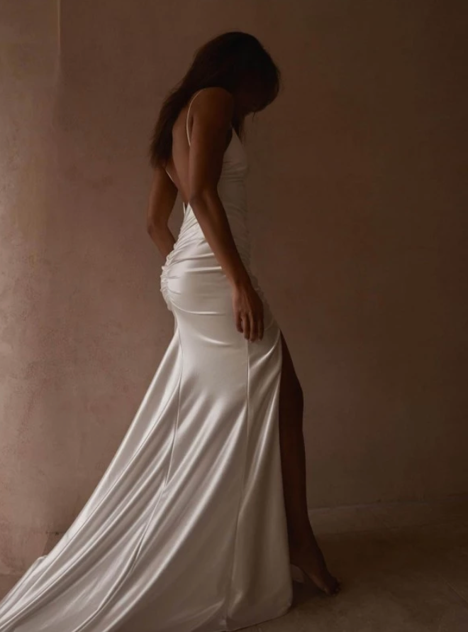Silk Wedding Dress | Ivory Silk Dress | Private Label Styles