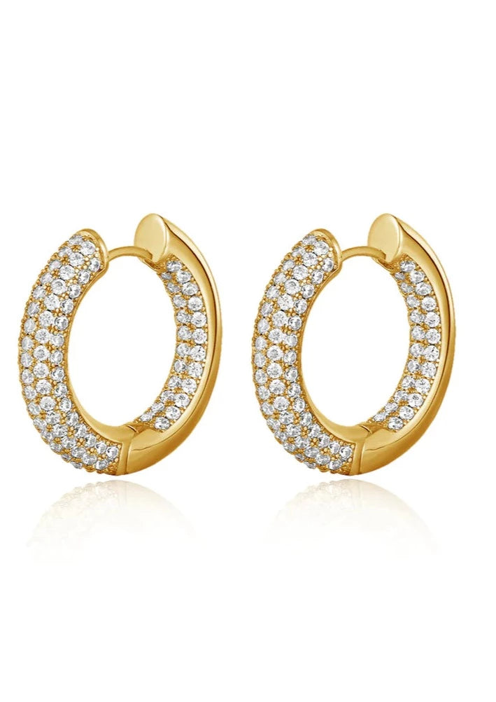 Reversible Amalfi Hoops Gold | Amalfi Ear Gold | Private Label Styles