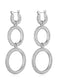 Triple Pave Hoops Silver | Triple Pave earrings | Private Label Styles