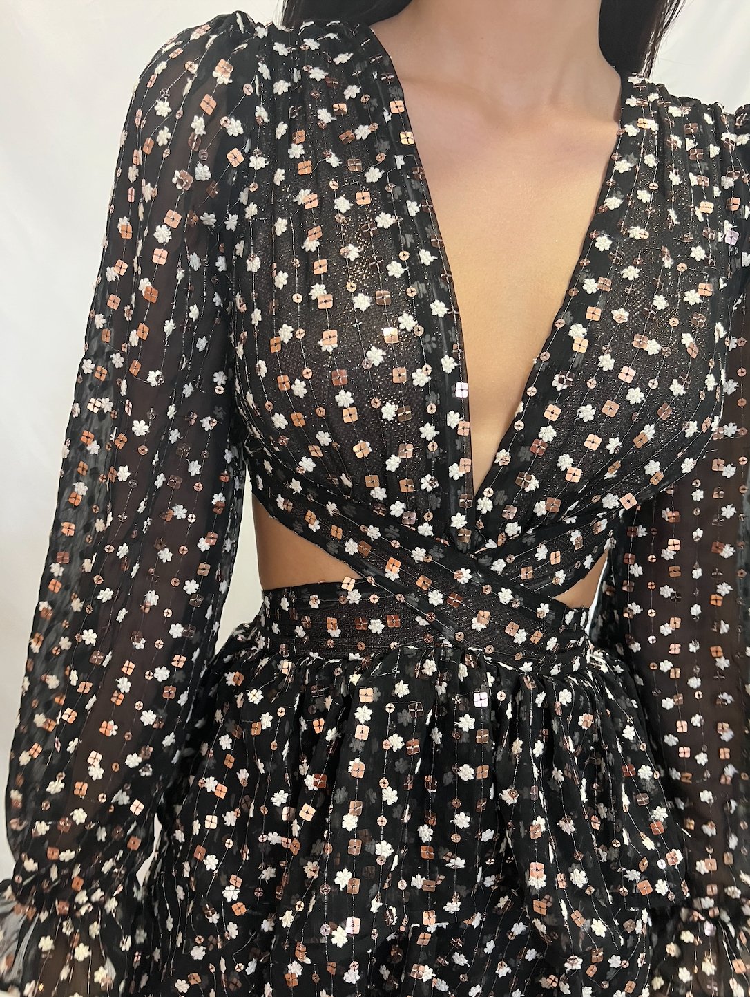 Angel Babe  Sequins Chiffon Dress | Private Label Styles