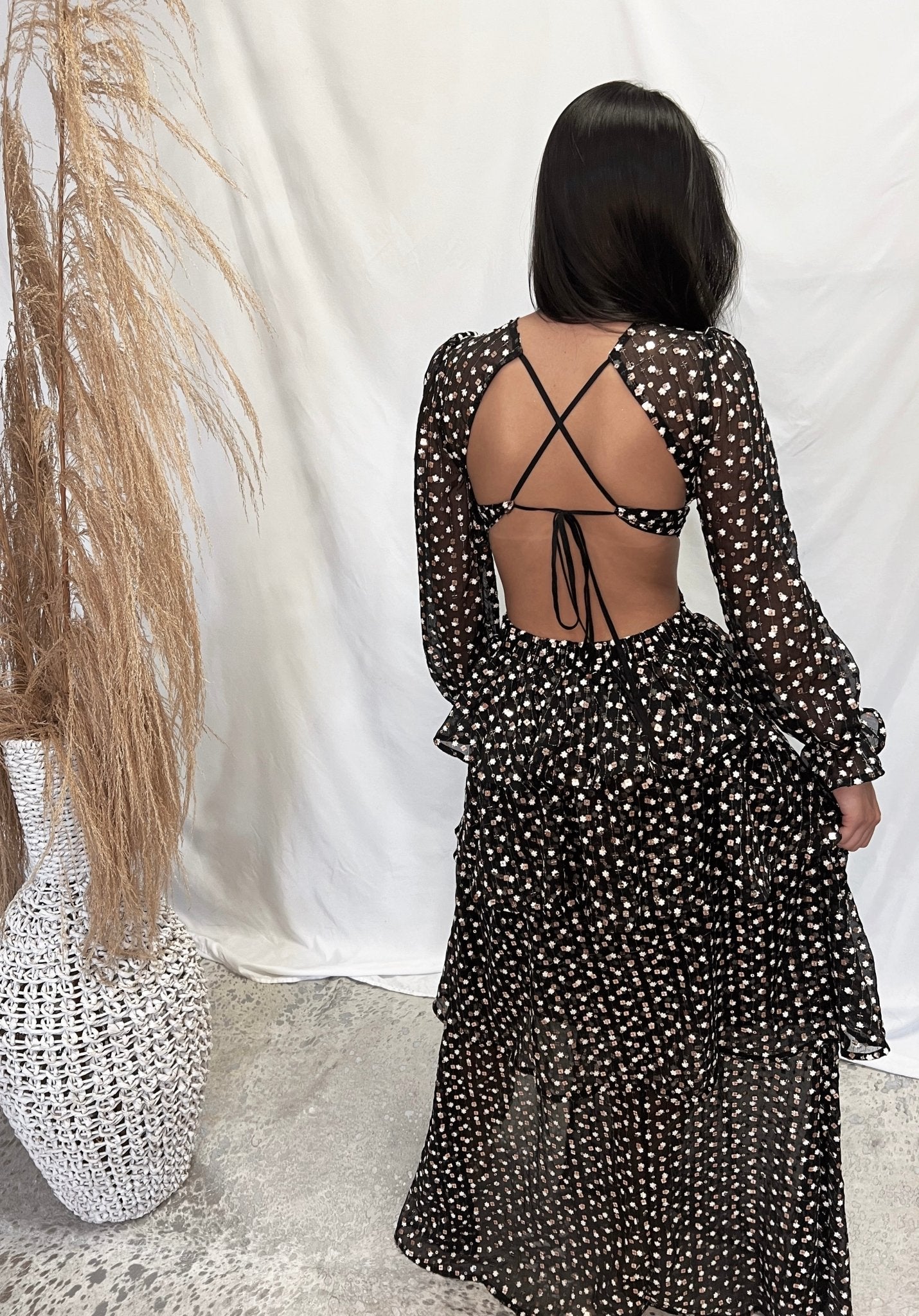 Angel Babe  Sequins Chiffon Dress | Private Label Styles