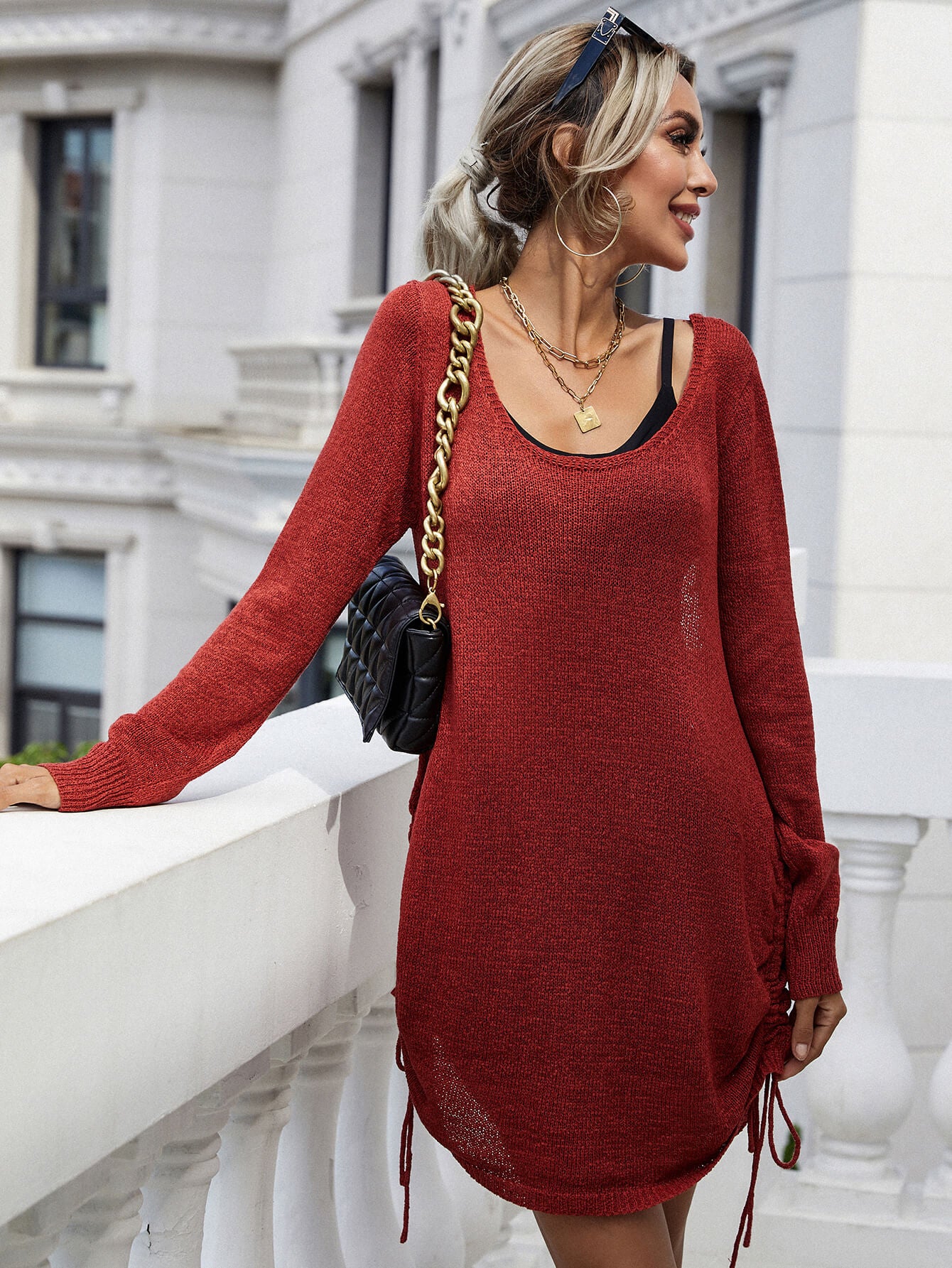 Open Back Scoop Neck Knit Top | Knit Top | Private Label Styles