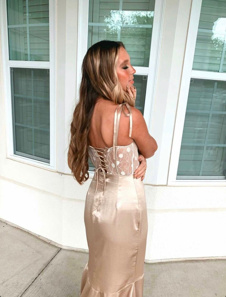 Long Sleeve Silk Dress | Silk  Formal Dress | Private Label Styles