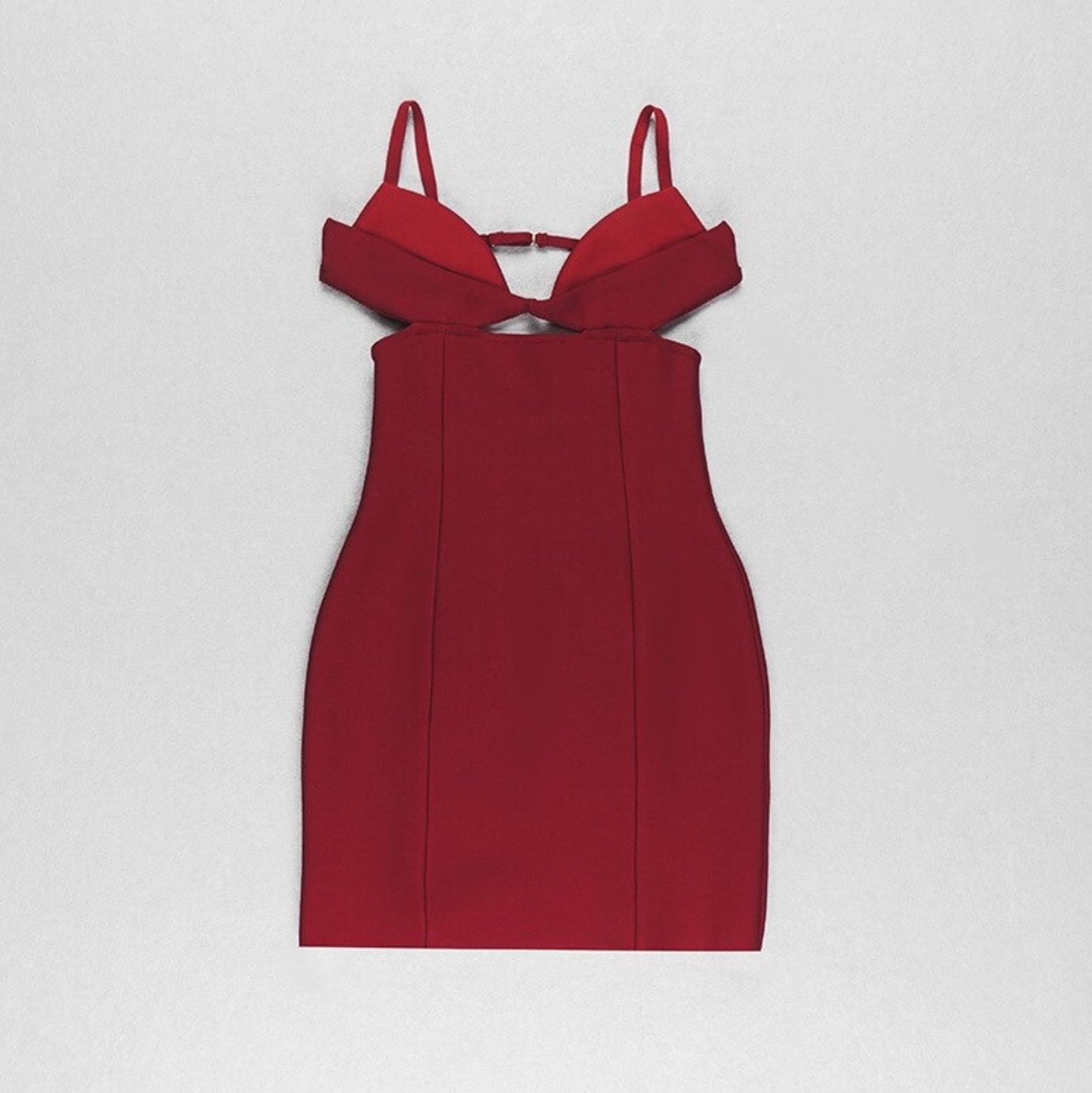  Mini Dress In Black & Red | Bandage Mini Dress | Private Label Styles