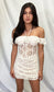 Genavieve Label Dress | White Lace Mini Dress | Private Label Styles