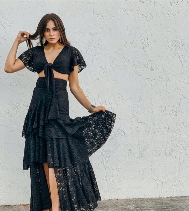 Havana Multi Layer Black Maxi | Private label Styles