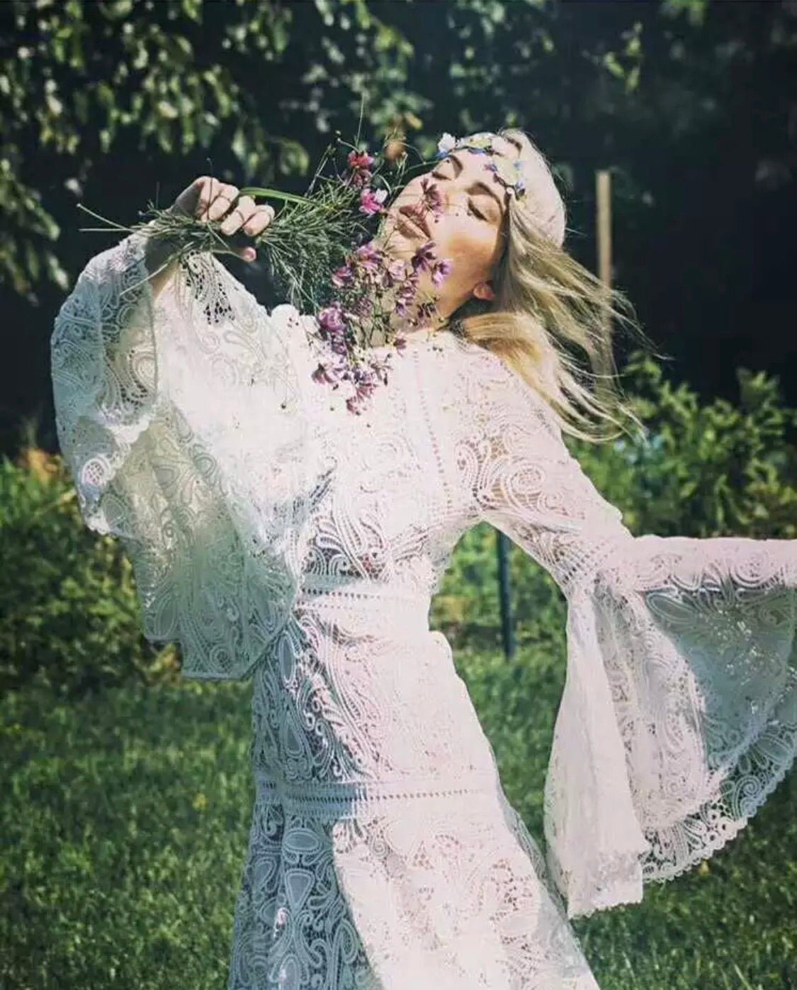 Ivanka Cotton Lace Double Layer Dress In White | Private Label Styles