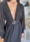 Black Chiffon Lantern Sleeve Dress | Private Label Styles