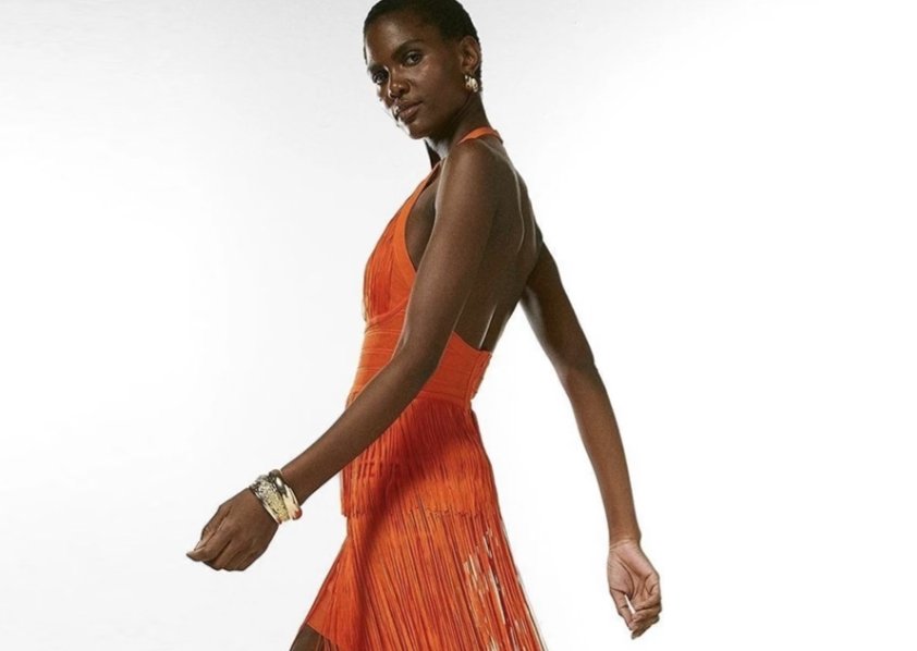 Orange Fringe Dress | Mini Fringe Dress | Private Label Styles