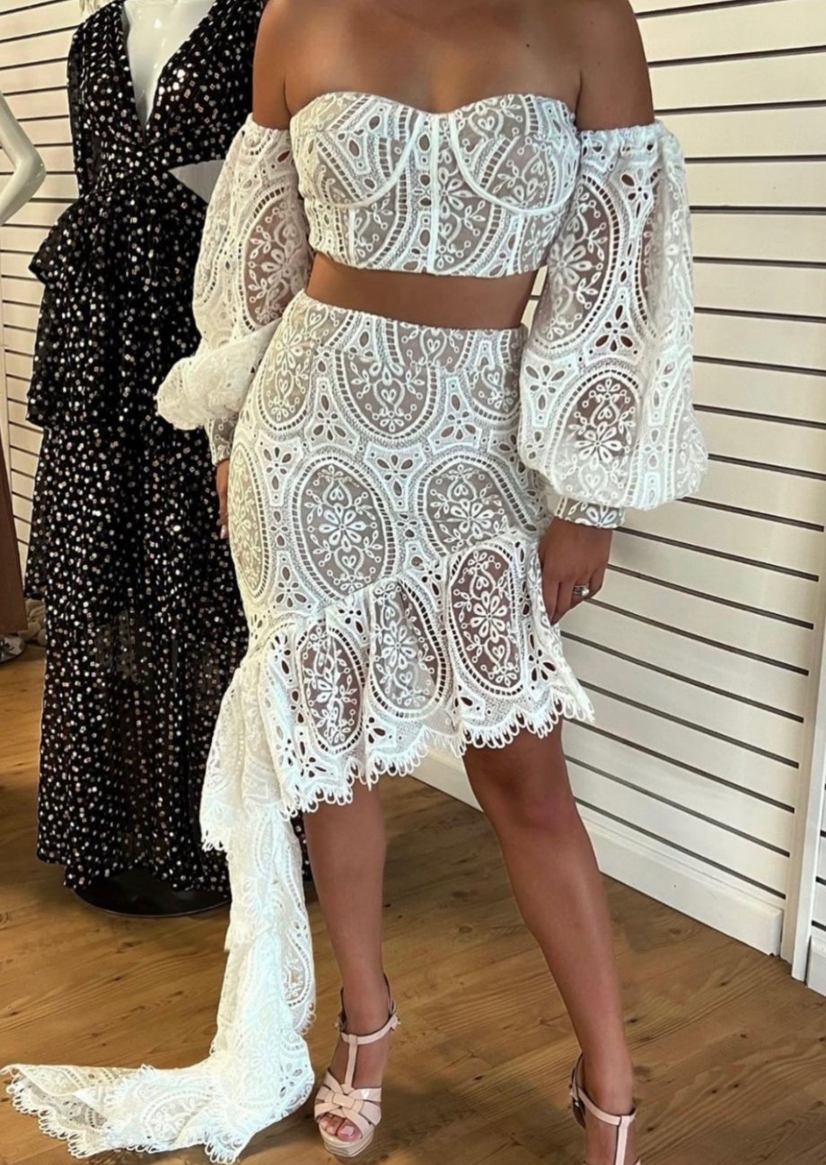 Eyelet Tow Piece Set | Savanna Dress Set | Private Label Styles