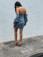 Dusty Blue Mini Dress | Blue Floral Mini Dress | Private  Label Styles