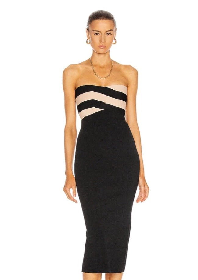 Tie Bandage Dress In black | Tie Bandage Dress | Private label Styles