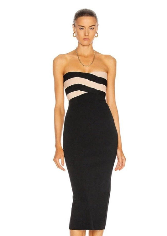 Tie Bandage Dress In black | Tie Bandage Dress | Private label Styles
