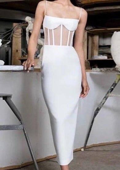 Tiffany Bandage In white Dress | Bandage Dress | Private Label Styles